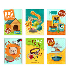 Pet Care 6 Mini Banners Set