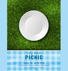 Summer Picnic Party Invitation Banner Design