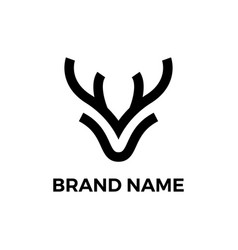 Face Deer Logo Design