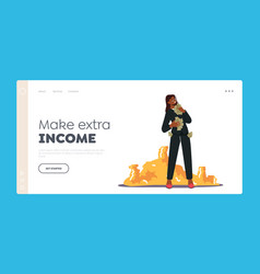 Make Extra Income Landing Page Template Rich