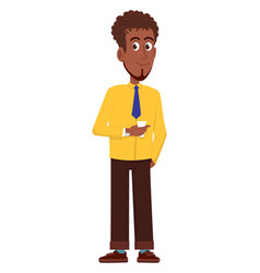 Office Manager Character Black Man In Formal