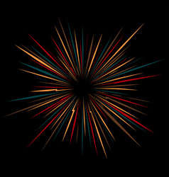 Abstract Explosion Circle Background