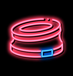 Bump Stop Karting Track Neon Glow Icon