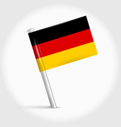 Germany Map Pin Flag 3d Realistic