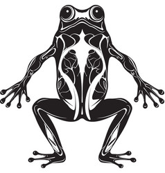 Skeletal Swamp Dweller Amphibian Logo