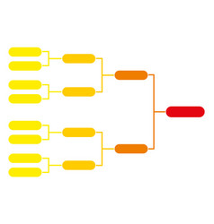 Tournament Bracket Template Color Championship