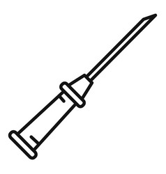 Blood Catheter Icon Outline Style