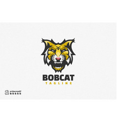 Bobcat Character Mascot Logo