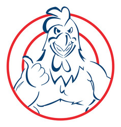 Chicken With Thumb Up Sign