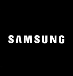 Samsung Brand Logo Phone Symbol Name White Design