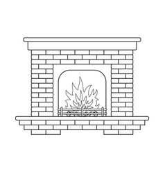 Brick Fireplace Icon