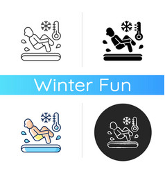 Polar Bear Plunge Icon