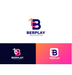 Letter B Logo Design With Music Note Icon Modern