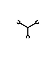 Letter Y Wrench Simple Logo Symbol