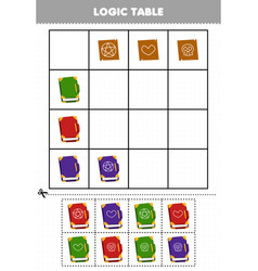 Education Game For Children Logic Table Symbol