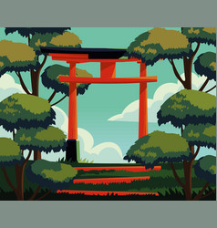 Japanese Arch The Background