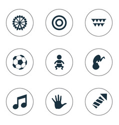 Set Of Simple Baby Icons