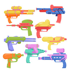 Water Gun Set For Summer Fun Games Of Kids Comic