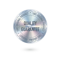 Circle Quality Holographic Label