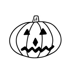 Halloween Pumpkin Doodle Clip Art