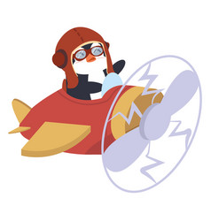 Cartoon Air Plane Icon