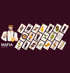 Mafia Flat Horizontal Composition