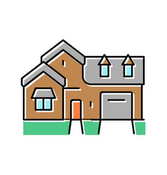 French Country House Color Icon