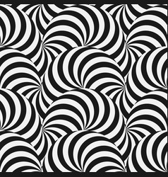 Wave Optical Illusion Seamless Pattern