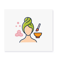 Exfoliating Face Scrub Color Icon