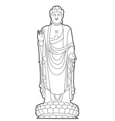 Black And White Buddha