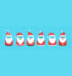 Christmas Santa Claus Icon Cartoon