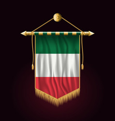 Flag Of Italy Festive Vertical Banner Wall