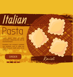 Italian Pasta National Cuisine Cafe Banner Design