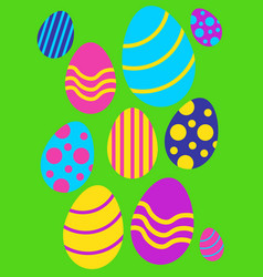 Easter Eggs Postcard