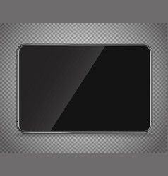 Modern Tablet Device On Transparent Background