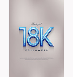 Simple And Modern Thank You 18k Followers