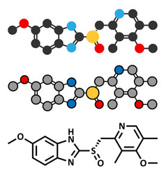 Esomeprazole Peptic Ulcer Drug Molecule Proton