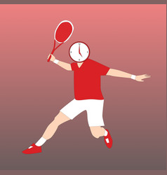 Man Playing Tennis