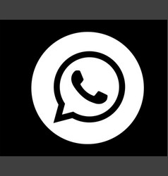 Whatsapp Social Media Icon Abstract Symbol