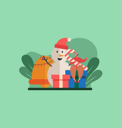 Merry Christmas Flat Design