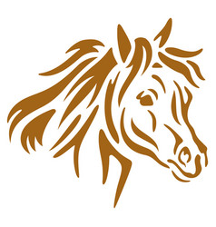 Horse Head Printable Stencil Art Design