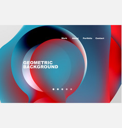 Landing Page Abstract Liquid Background Flowing