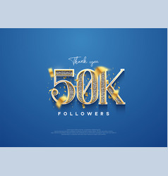 50k Thank You Followers Elegant Design For Social