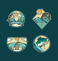 Bass Fishing Sticker Pack 2