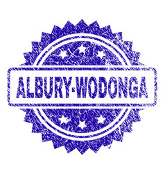 Scratched Albury-wodonga Stamp Seal