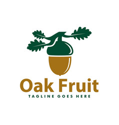 Oak Fruit Logo