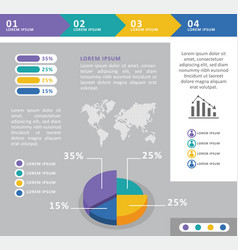 Statistics Pie Infographic Template