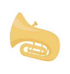 Tuba Musical Instrument Semi Flat Color Object