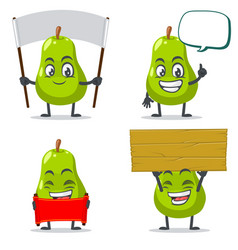 Pear Mascot Or Par Character