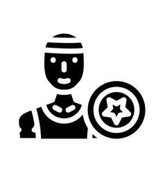 Ultimate Flying Disc Beach Sport Glyph Icon